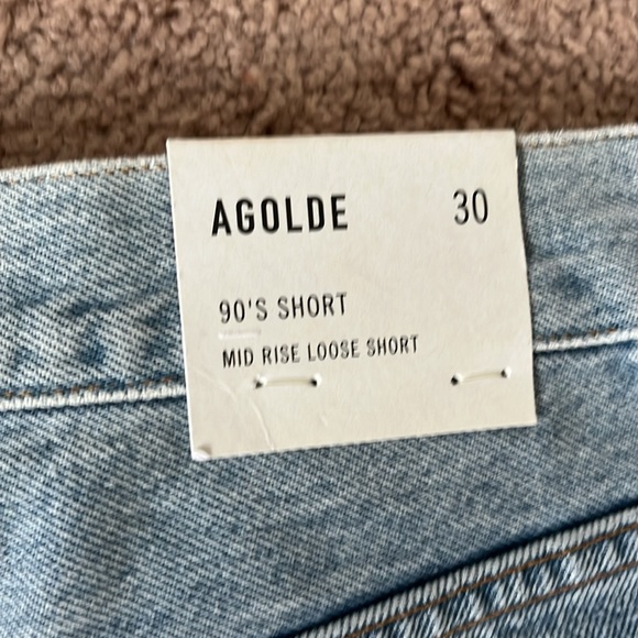 AGOLDE 90's Mid Rise Loose Shorts - NWT - Size 30 - Picture 13 of 14